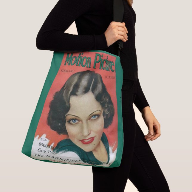 Sac Ajustable Motion Picture Février 1931 Gloria Swanson couvert (De près)