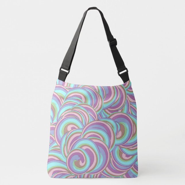 Sac Ajustable Multicolor Swirls Pattern (Devant)