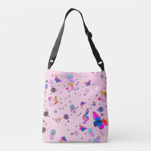 Sac Ajustable Musique de danse des couleurs sur rose