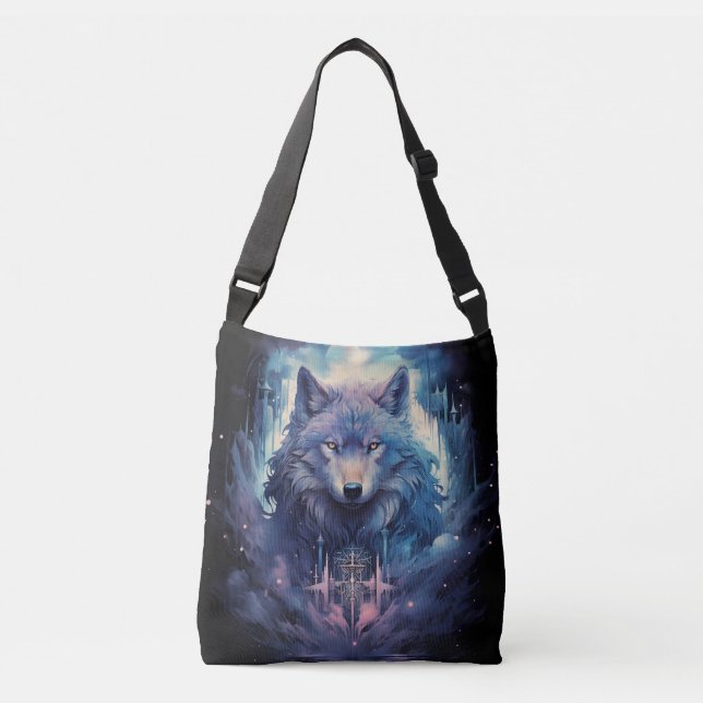 Sac Ajustable Mystic Moon Wolf Guardian (Devant)