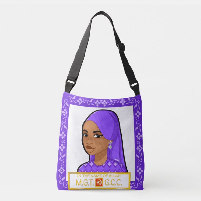 Sac Ajustable Najwa Fourre-tout floral (Devant)