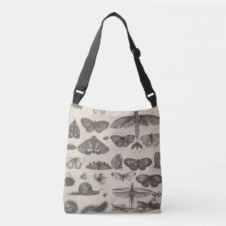 Sac Ajustable Nature vintage d'abeille de mite de papillon
