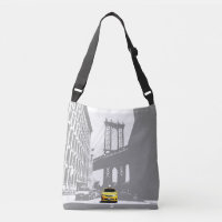 New York City Nyc Taxi jaune Brooklyn Bridge Grey