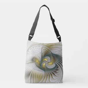 Sac Ajustable Nobly Golden Turquoise Imaginaire Fractal Art
