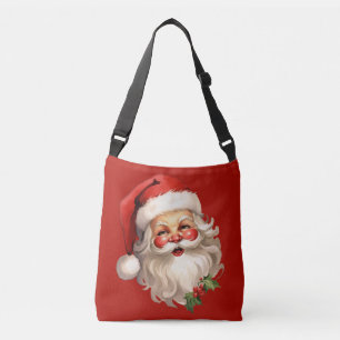 Sac Ajustable Noël rétro Holly Jolly Santa Claus