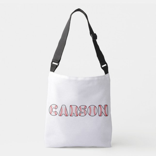 Sac Ajustable Nom des lettres personnalisées de baseball (Devant)