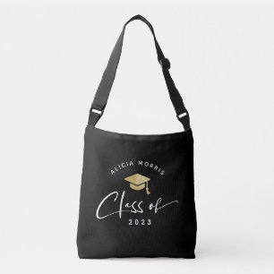Sac Ajustable Nom personnalisé moderne Graduation Script tendanc