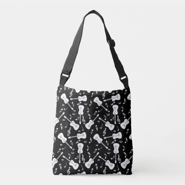 Sac Ajustable Notes musicales de Guitare Lines (Devant)