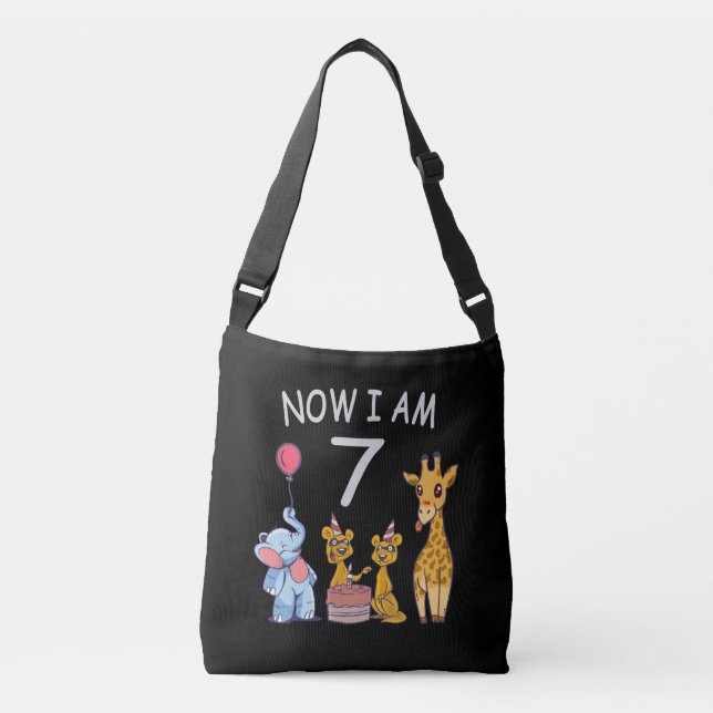 Sac Ajustable Now I, 7 ans d'or 7th Birthday (Devant)