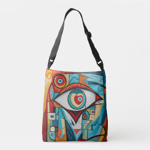 Sac Ajustable Oeil Valentine Coeur Amour Art Déco
