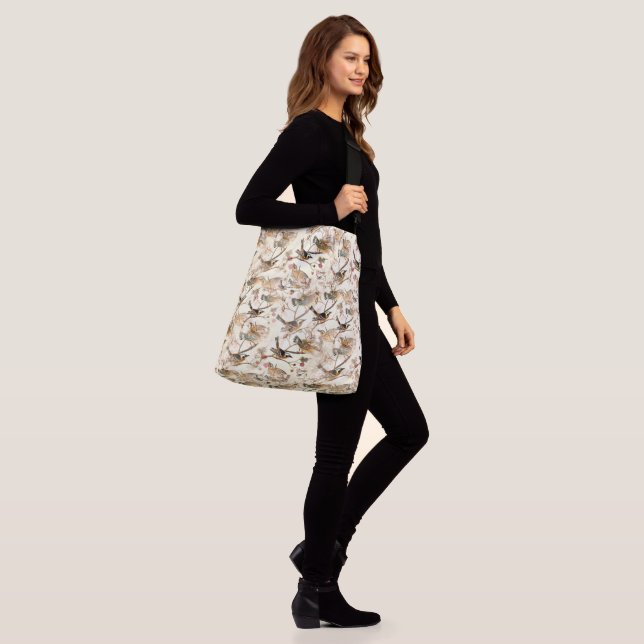 Sac Ajustable Oiseaux sur une branche (Sur le modèle)