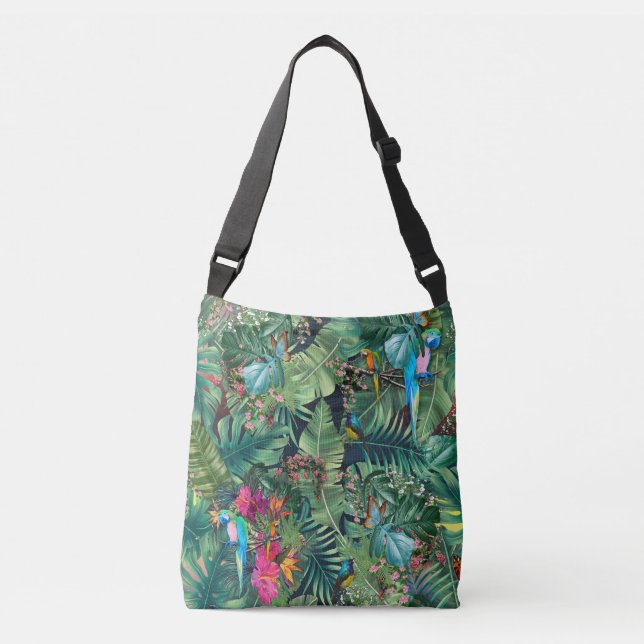 Sac Ajustable Oiseaux tropicaux du paradis (Devant)