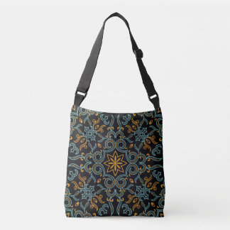 Sac Ajustable Or et bleu : Vintage ornemental
