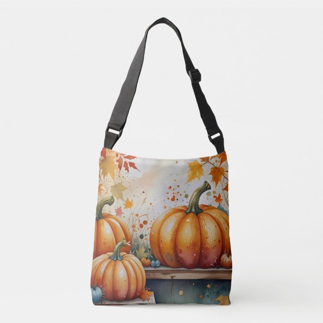 Sac Ajustable orange citrouille (Devant)