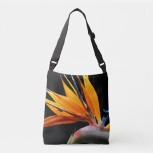 Sac Ajustable Orange Oiseau du Paradis Floral Plante