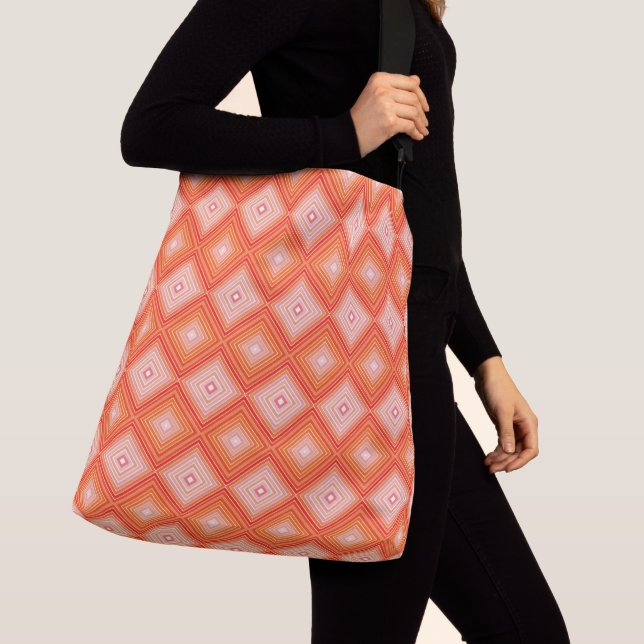 Sac Ajustable Orange Rouge Et Corail (De près)