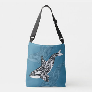 Sac Ajustable Orca Killer Whale Tlingit Indigo encre bleue