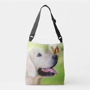 Sac Ajustable Oreiller À Lancer Du Labrador Et Du Papillon