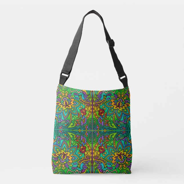 Sac Ajustable Oriental Motif Aquarelle V + vos idées (Devant)
