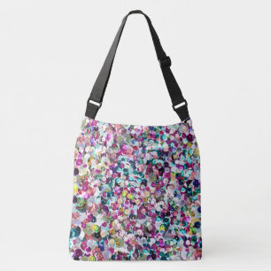 Sac Ajustable Paillettes Girly de Faux d'arc-en-ciel