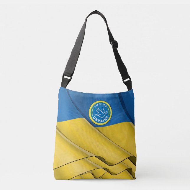 Sac Ajustable PAIX POUR L'UKRAINE - pas de profit. Voir Retour. (Devant)