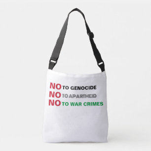 SAC AJUSTABLE PALESTINE LIBRE NON AUX CRIMES DE GUERRE APARTHEID