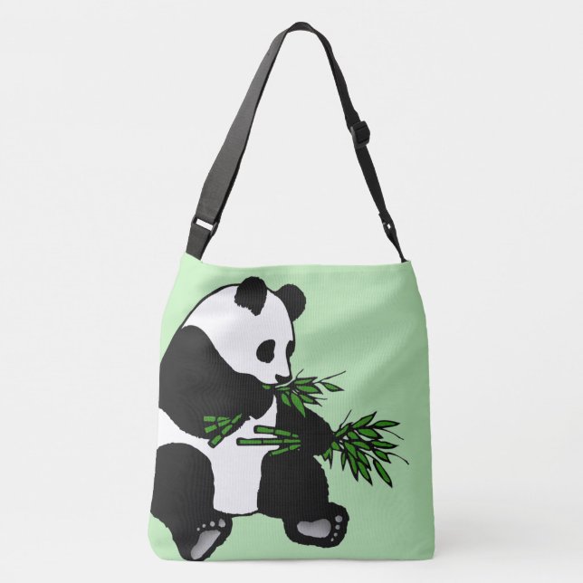 Sac Ajustable Panda géant vert (Dos)