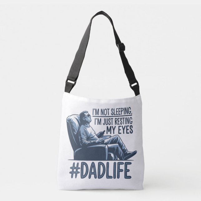 Sac Ajustable Papa Repose yeux drôle de citation cadeau (Devant)