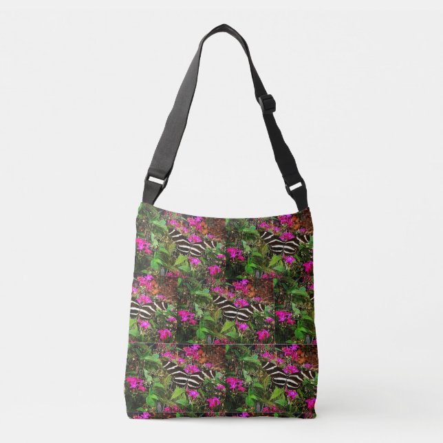 Sac Ajustable Papillon à aile longue Zebra (Devant)