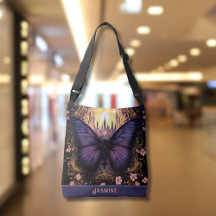 Papillon jaune rose violet tendance