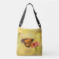 Papillon Monarque sur Zinnia