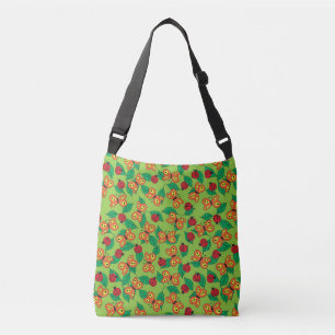 Sac Ajustable Papillons et coccinelles sur les feuilles verts