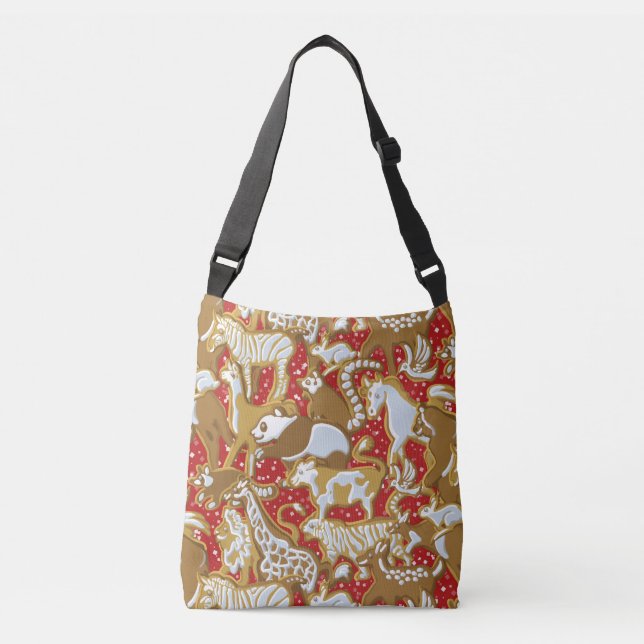 Sac Ajustable Parade animalière de Noël (Devant)