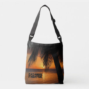 Sac Ajustable Paradise Tropical Beach coucher de soleil et palmi