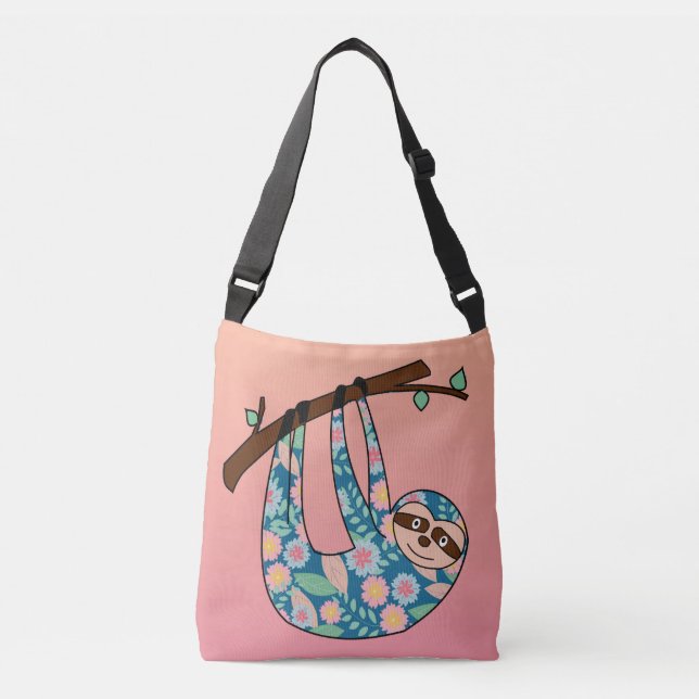Sac Ajustable Paresse florale (Devant)
