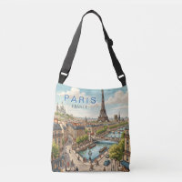 Paris France Voyage Art Rétro