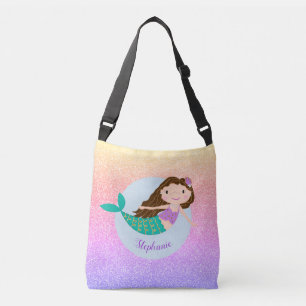 Sac Ajustable Parties scintillant arc-en-ciel mignonne sirène pe