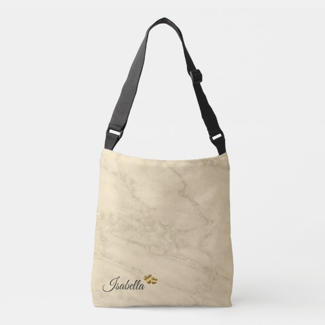 Sac Ajustable Parties scintillant d'or de champagne de luxe Marb (Devant)