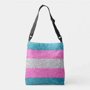 Sac Ajustable Parties scintillant Drapeau Trans Gay pride rayure