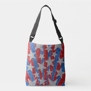 Sac Ajustable Parties scintillant rouge blanc et bleu Étoiles am