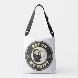 Sac Ajustable Pas sur mon poste Grim Reaper Citation d'Halloween