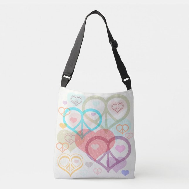 Sac Ajustable Pastel Peace & Love (Devant)