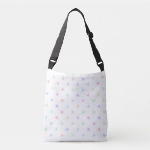 Sac Ajustable Pastel Triangles Motif Multicolor