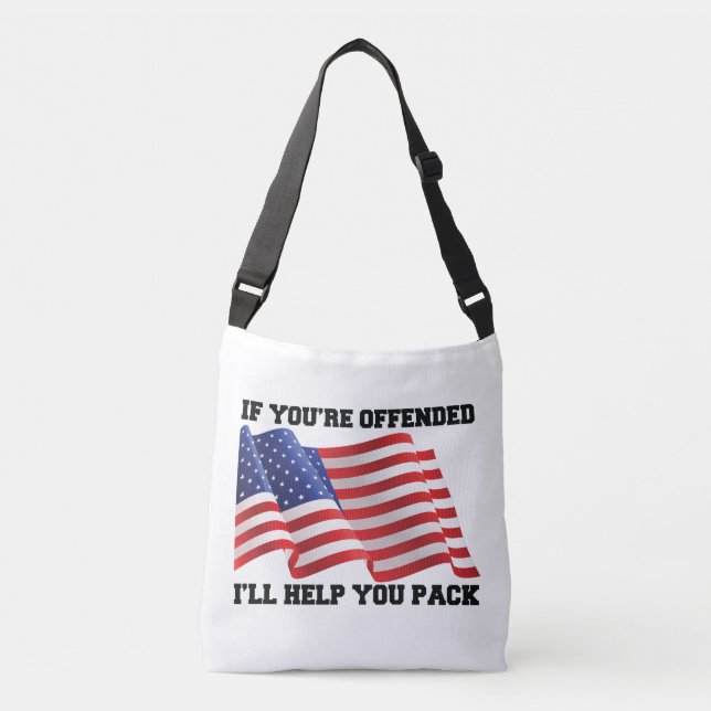 Sac Ajustable patriote américain (Devant)