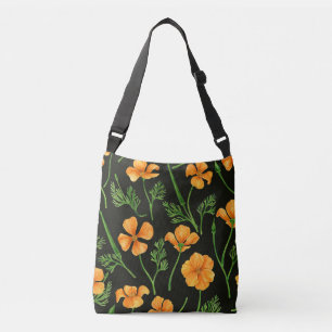 Sac Ajustable Pavot de Californie, fleurs d'été, orange wil
