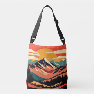 Sac Ajustable Paysage de montagne Art