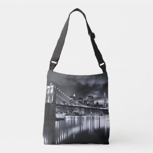 Sac Ajustable Paysage de New York Pont de Brooklyn Monochrome Nu