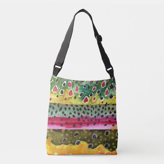 Sac Ajustable Pêche à la mouche à la truite (Devant)