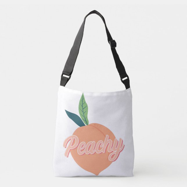 Sac Ajustable pêche, pêche mignonne (Devant)