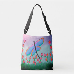 Sac Ajustable Peinture de libellules Abstraites colorées
